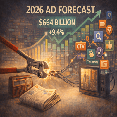 2026  Ad Forecast: The Ad Economy Is Growing—But the Mix Is Quietly Re-Wiring Local Budgets